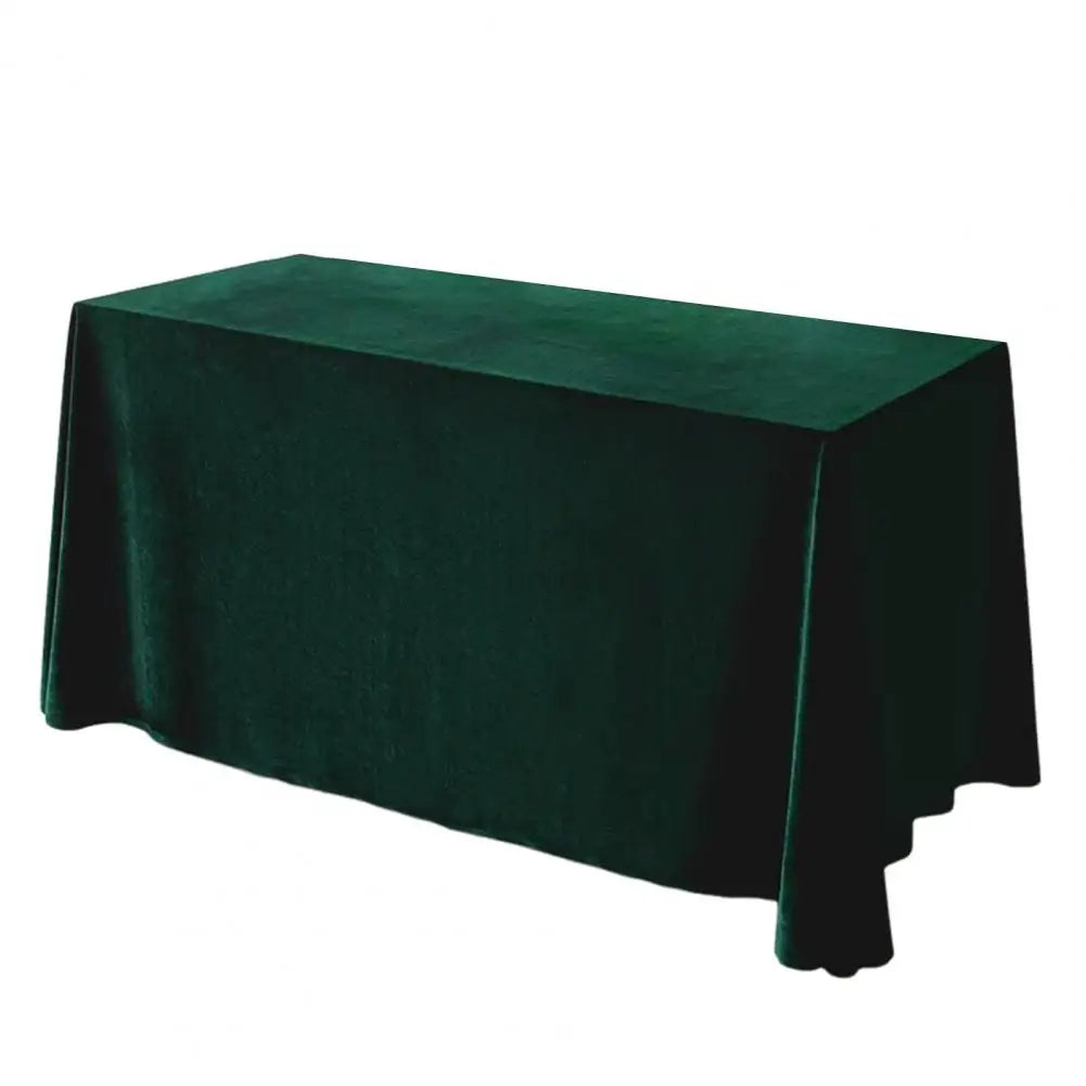 Tablecloth Oblong Shape Golden Velvet Table Banquets Party Decoration Tablecloth Hotel Restaurant Picnic Table Cover