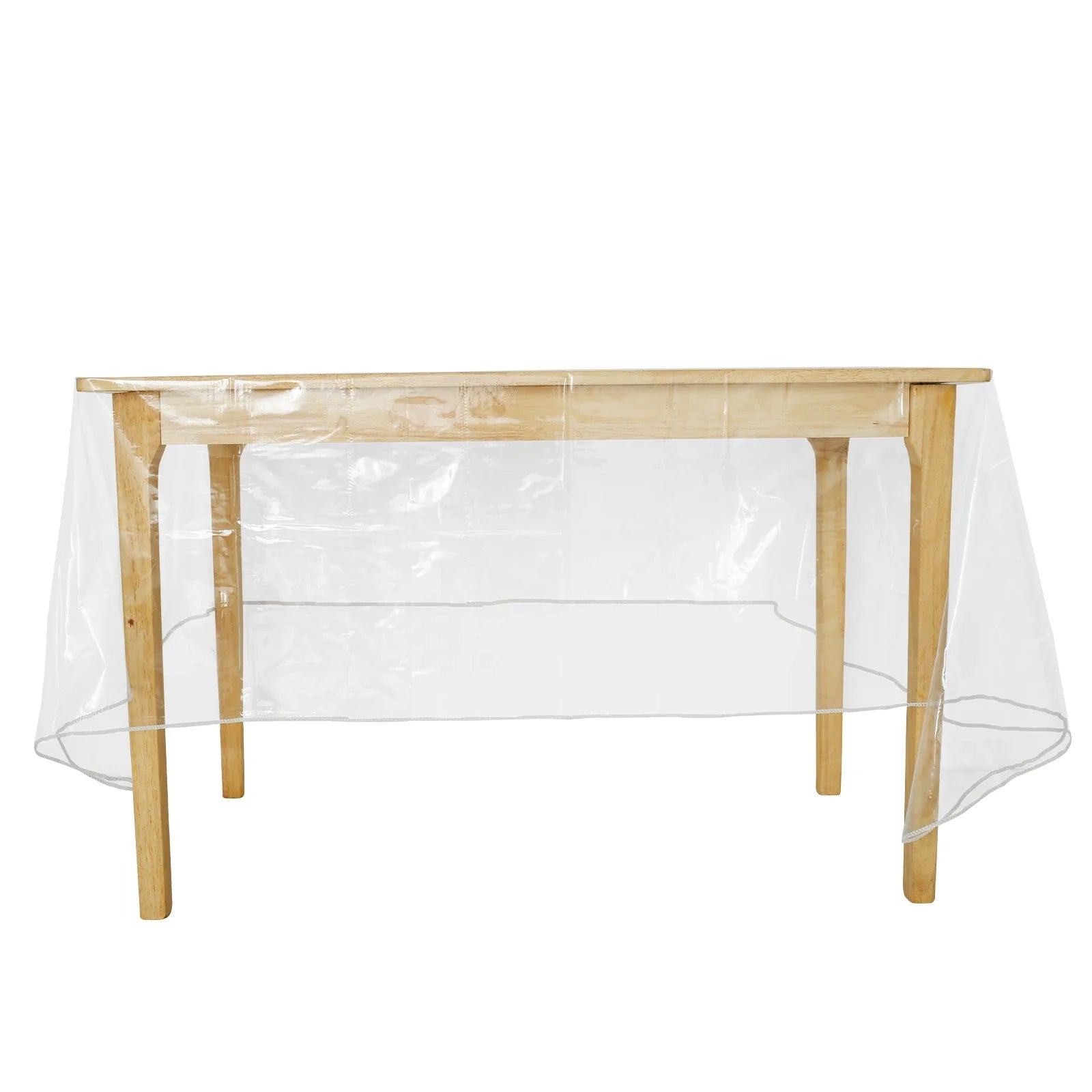 PVC Transparent Tablecloth Protector Waterproof Plastic Stain Resistant Table Protector Oil Proof Clear Heat-Resistant
