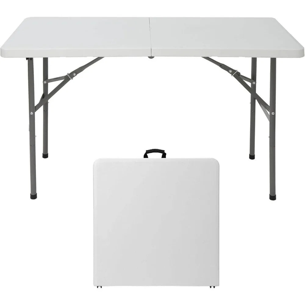 4ft Plastic Folding Table Lightweight  for Camping Picnic Folding  Outdoor  Picnic Folding Desk