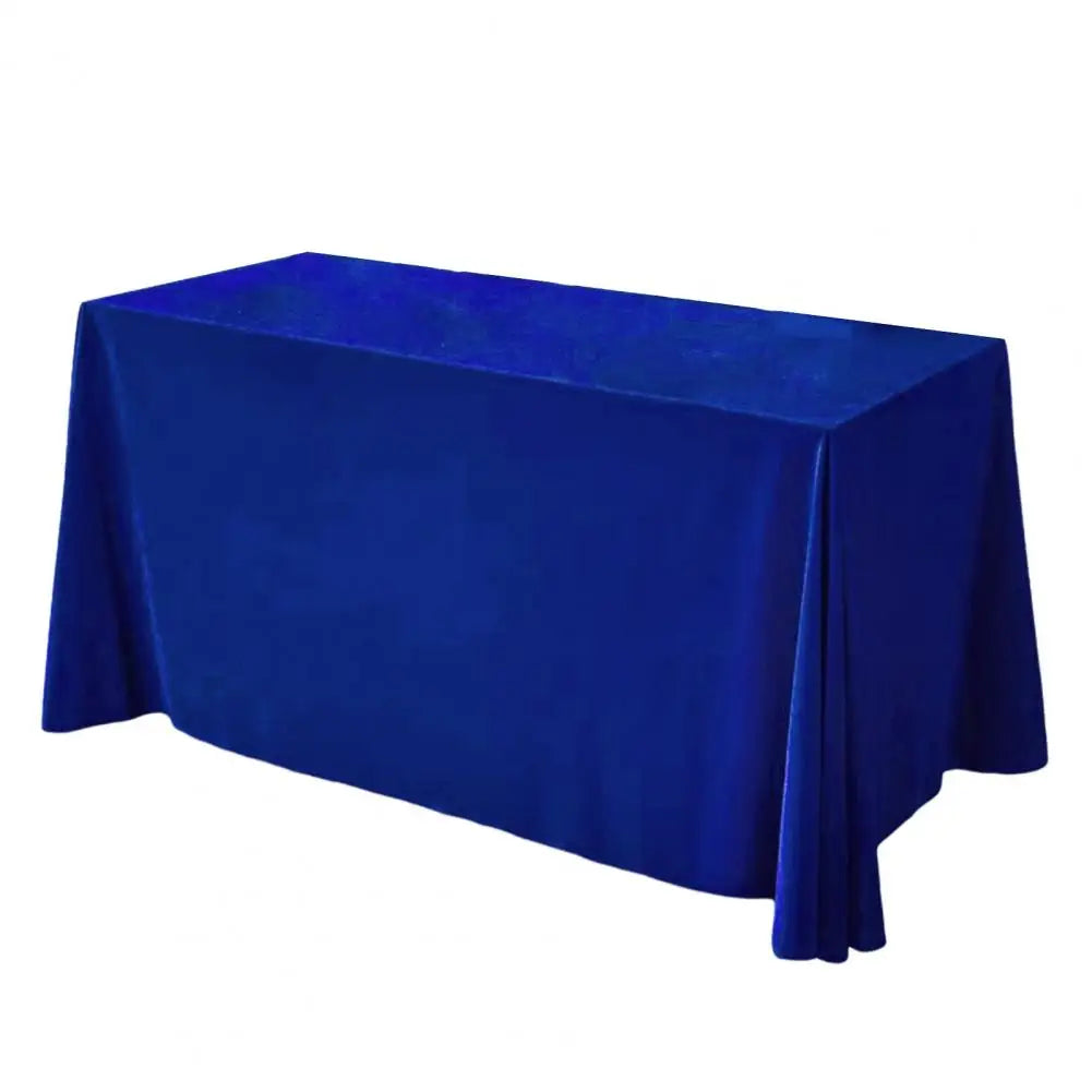Tablecloth Oblong Shape Golden Velvet Table Banquets Party Decoration Tablecloth Hotel Restaurant Picnic Table Cover