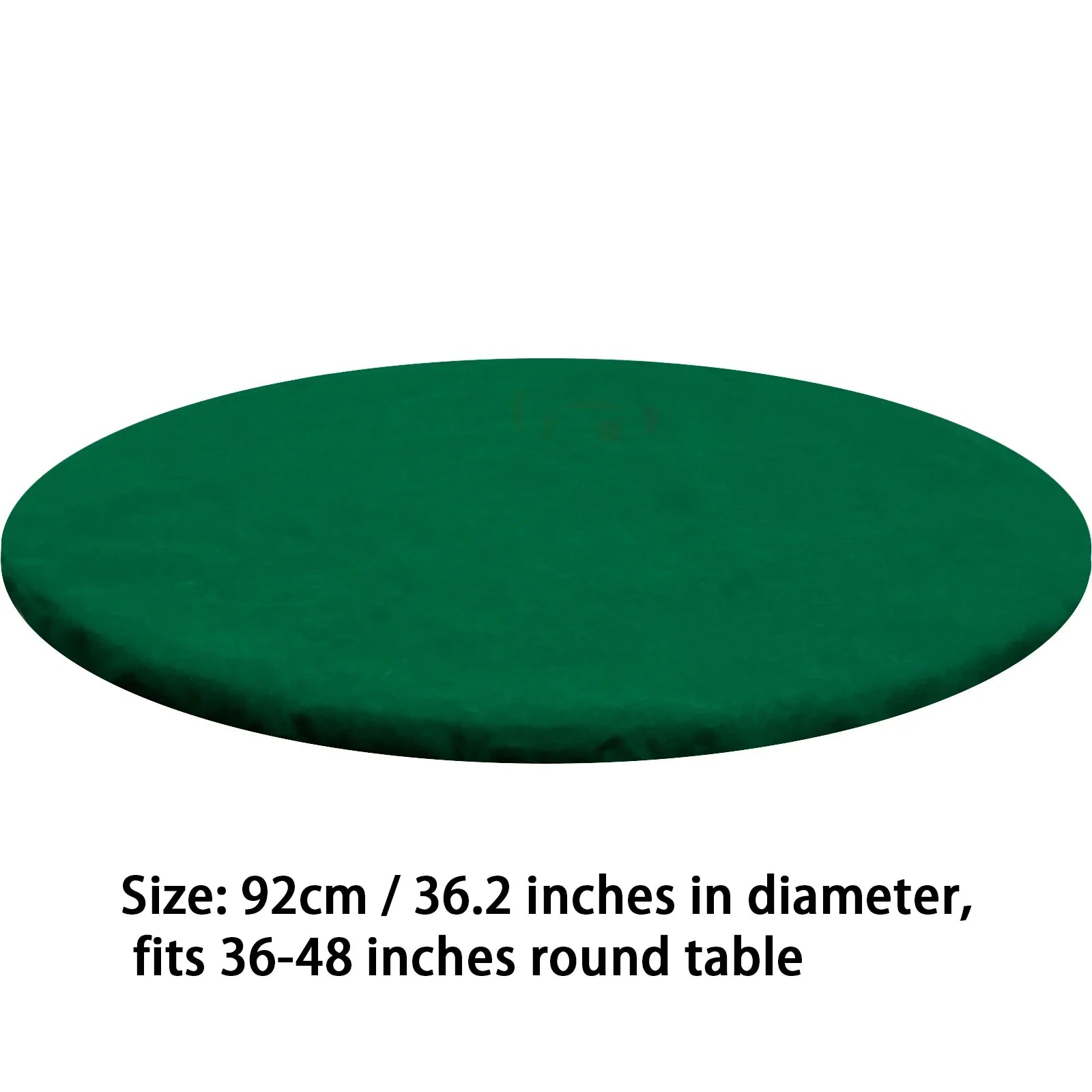Felt Card Table Game Cover Round Tablecloth Poker Table Cover  Game Table Topper Mat Elastic Card Game Table Protector